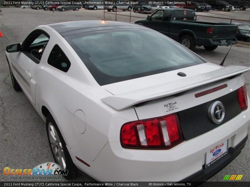 2011 Ford Mustang GT/CS California Special Coupe Performance White / Charcoal Black Photo #8