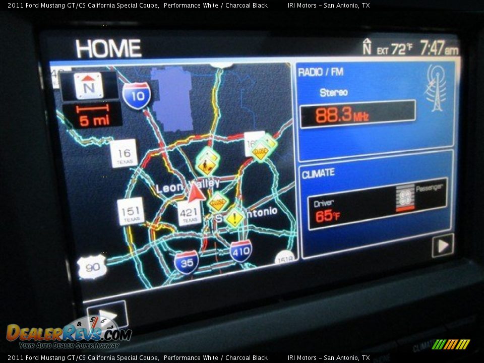 2011 Ford Mustang GT/CS California Special Coupe Performance White / Charcoal Black Photo #15