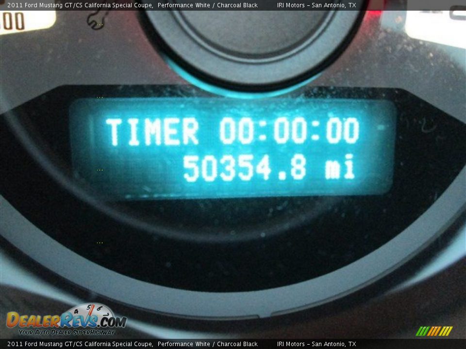 2011 Ford Mustang GT/CS California Special Coupe Performance White / Charcoal Black Photo #16