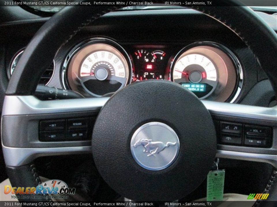 2011 Ford Mustang GT/CS California Special Coupe Performance White / Charcoal Black Photo #17