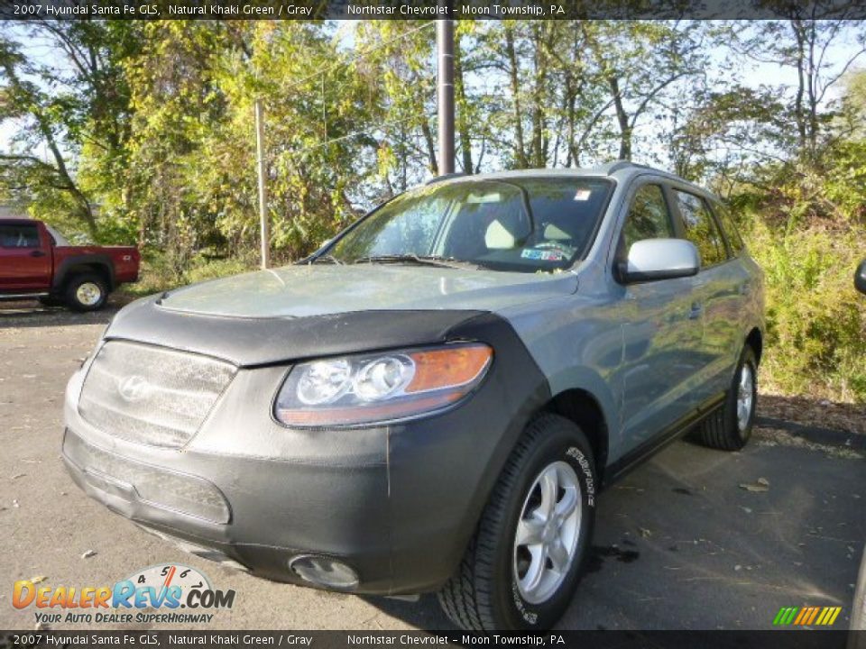 2007 Hyundai Santa Fe GLS Natural Khaki Green / Gray Photo #1