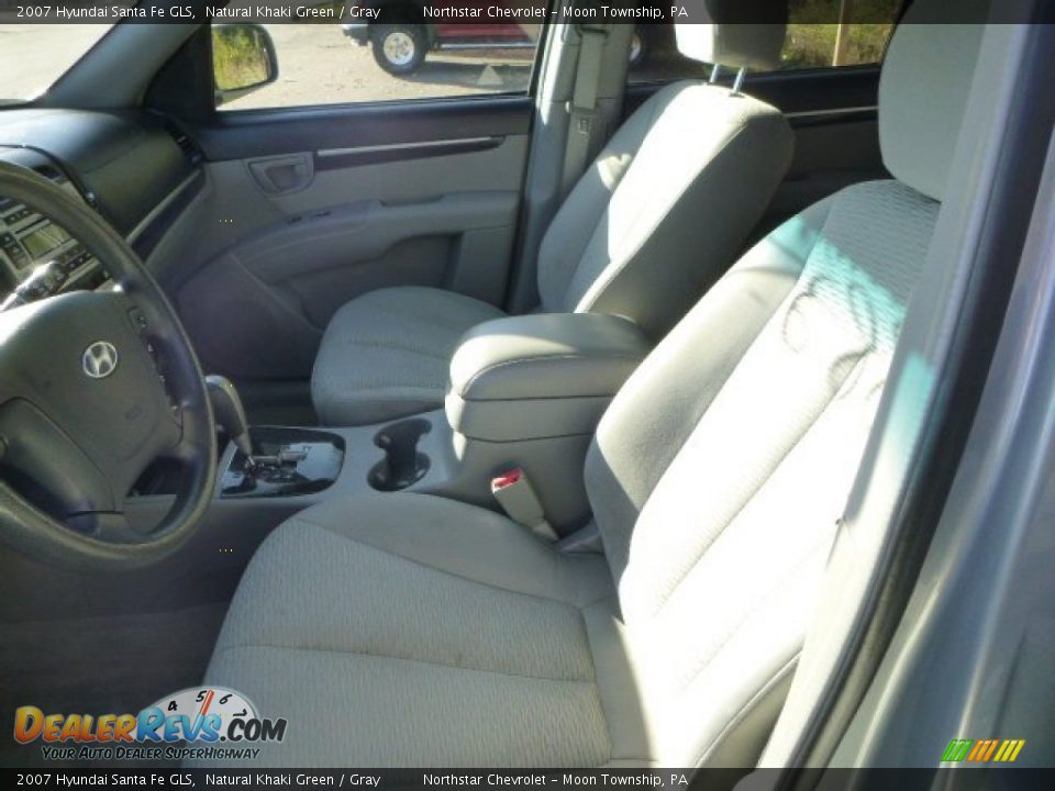 2007 Hyundai Santa Fe GLS Natural Khaki Green / Gray Photo #8