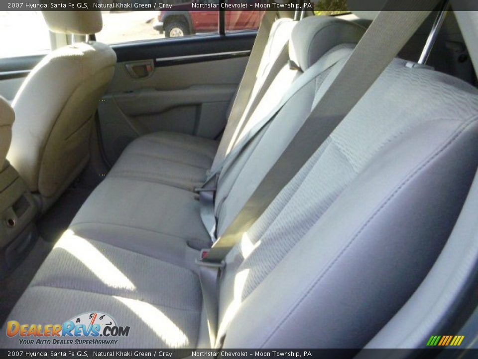 2007 Hyundai Santa Fe GLS Natural Khaki Green / Gray Photo #9