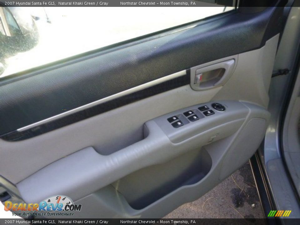 2007 Hyundai Santa Fe GLS Natural Khaki Green / Gray Photo #11