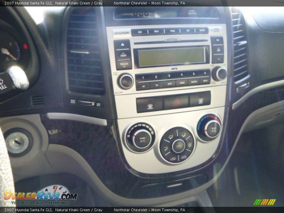 2007 Hyundai Santa Fe GLS Natural Khaki Green / Gray Photo #13