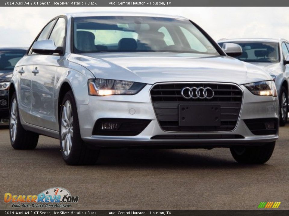 2014 Audi A4 2.0T Sedan Ice Silver Metallic / Black Photo #1