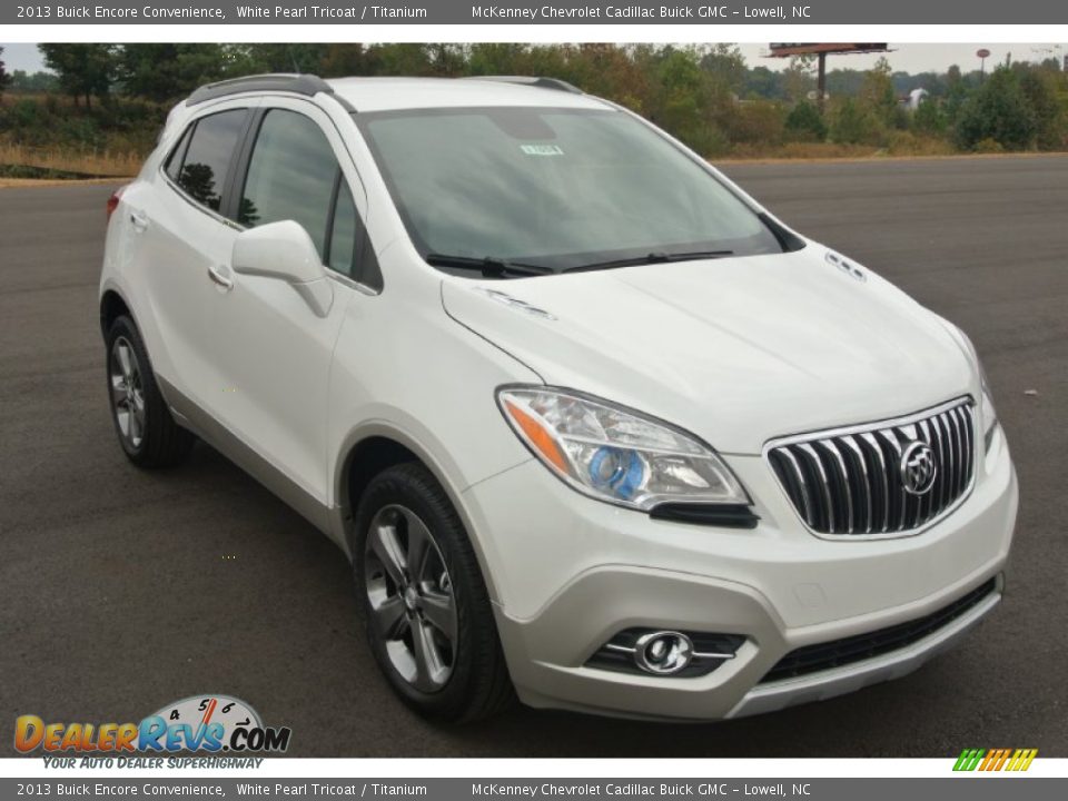 2013 Buick Encore Convenience White Pearl Tricoat / Titanium Photo #1