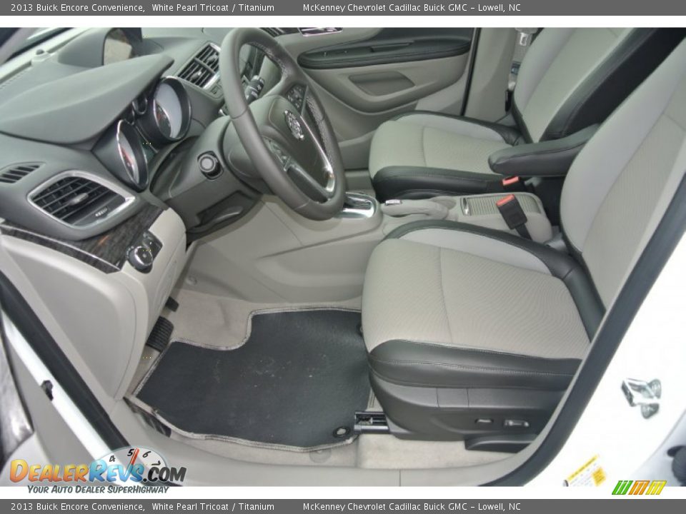 2013 Buick Encore Convenience White Pearl Tricoat / Titanium Photo #8