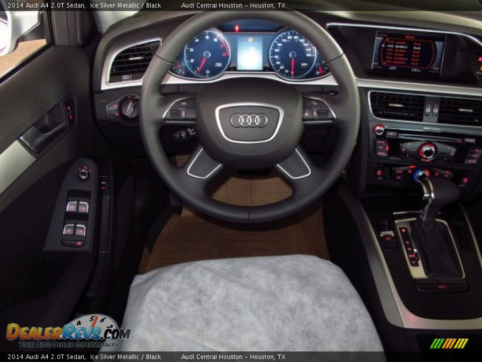 2014 Audi A4 2.0T Sedan Ice Silver Metallic / Black Photo #13
