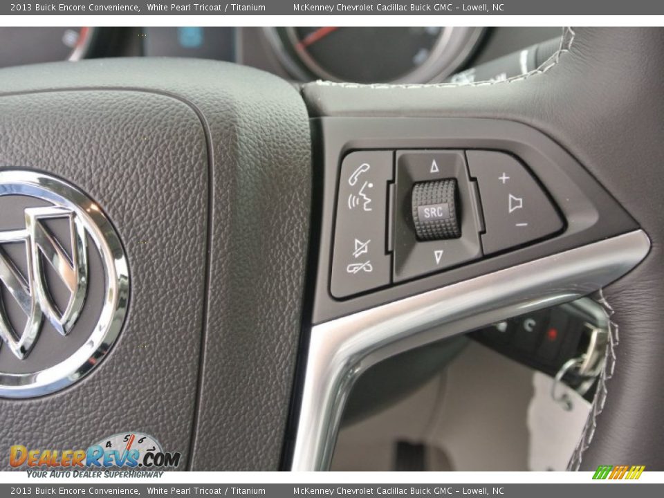 2013 Buick Encore Convenience White Pearl Tricoat / Titanium Photo #13