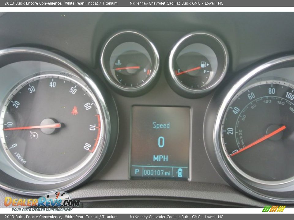 2013 Buick Encore Convenience White Pearl Tricoat / Titanium Photo #14