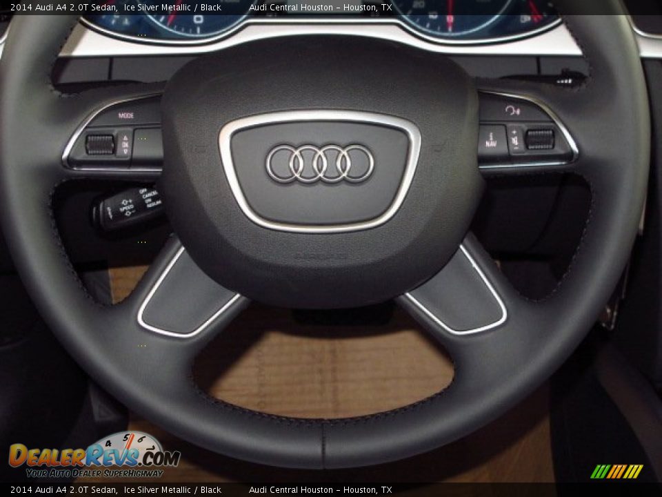 2014 Audi A4 2.0T Sedan Ice Silver Metallic / Black Photo #17
