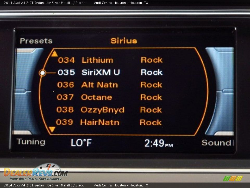 2014 Audi A4 2.0T Sedan Ice Silver Metallic / Black Photo #20