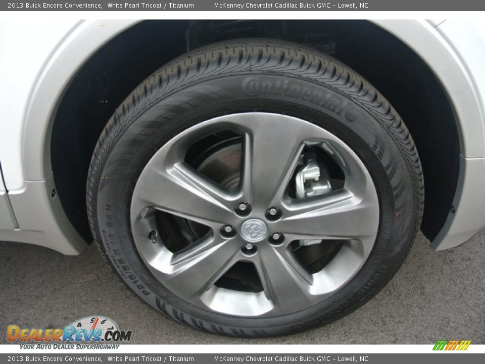 2013 Buick Encore Convenience White Pearl Tricoat / Titanium Photo #19