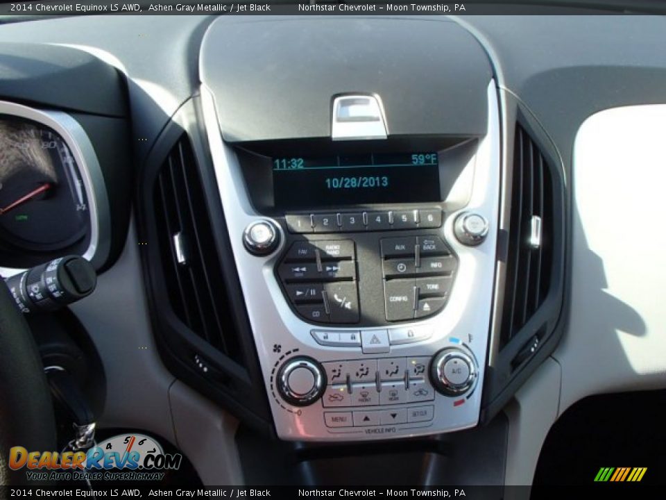 2014 Chevrolet Equinox LS AWD Ashen Gray Metallic / Jet Black Photo #16
