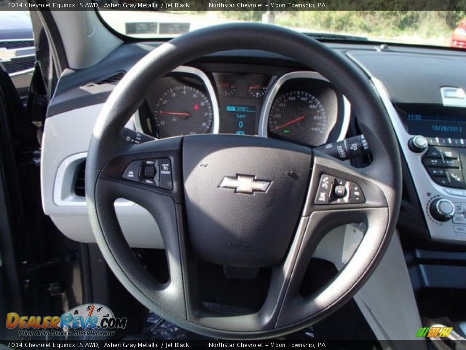 2014 Chevrolet Equinox LS AWD Ashen Gray Metallic / Jet Black Photo #18