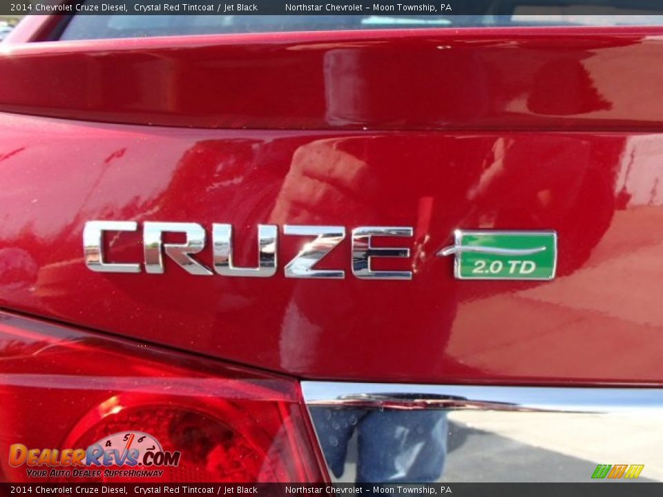 2014 Chevrolet Cruze Diesel Crystal Red Tintcoat / Jet Black Photo #9