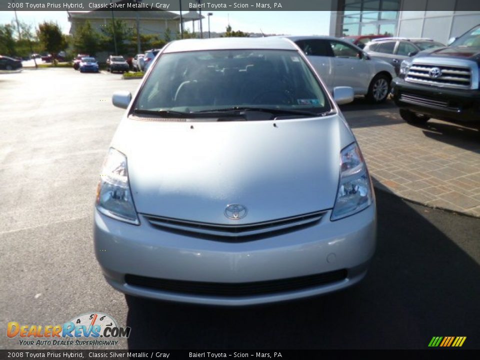 2008 Toyota Prius Hybrid Classic Silver Metallic / Gray Photo #2