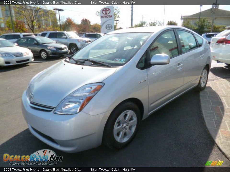 2008 Toyota Prius Hybrid Classic Silver Metallic / Gray Photo #3