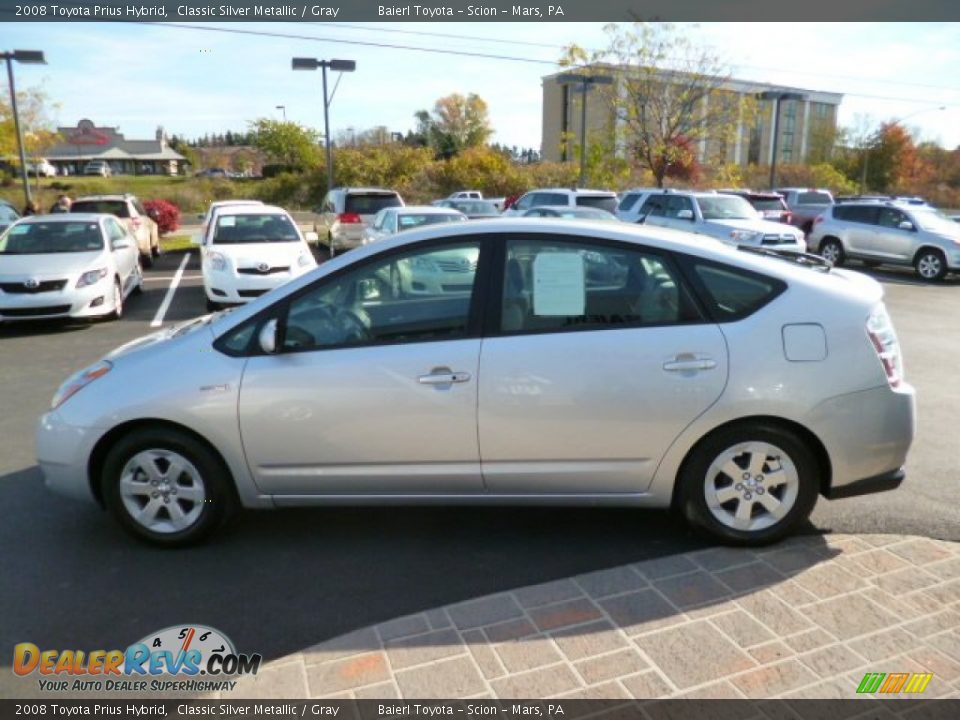 2008 Toyota Prius Hybrid Classic Silver Metallic / Gray Photo #4