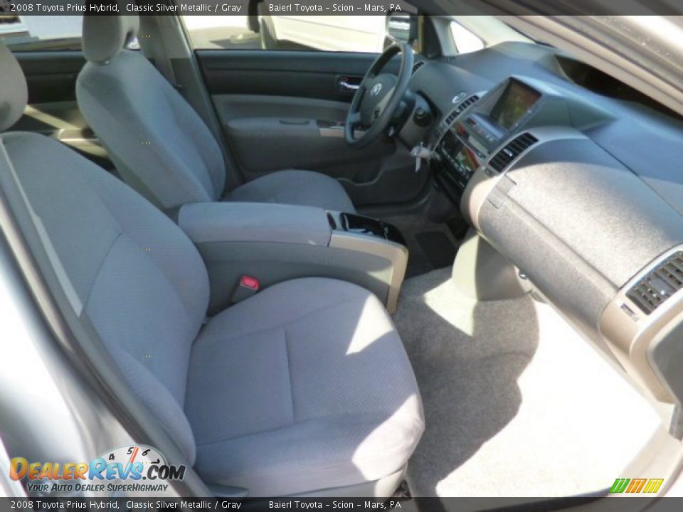 2008 Toyota Prius Hybrid Classic Silver Metallic / Gray Photo #10
