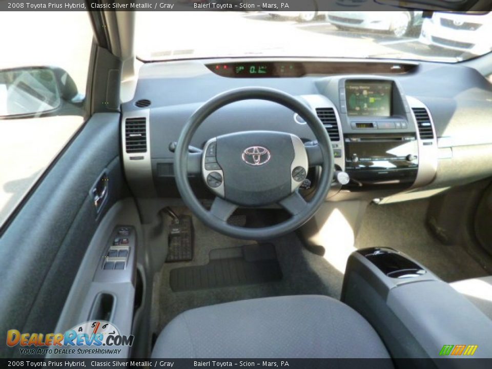 2008 Toyota Prius Hybrid Classic Silver Metallic / Gray Photo #14