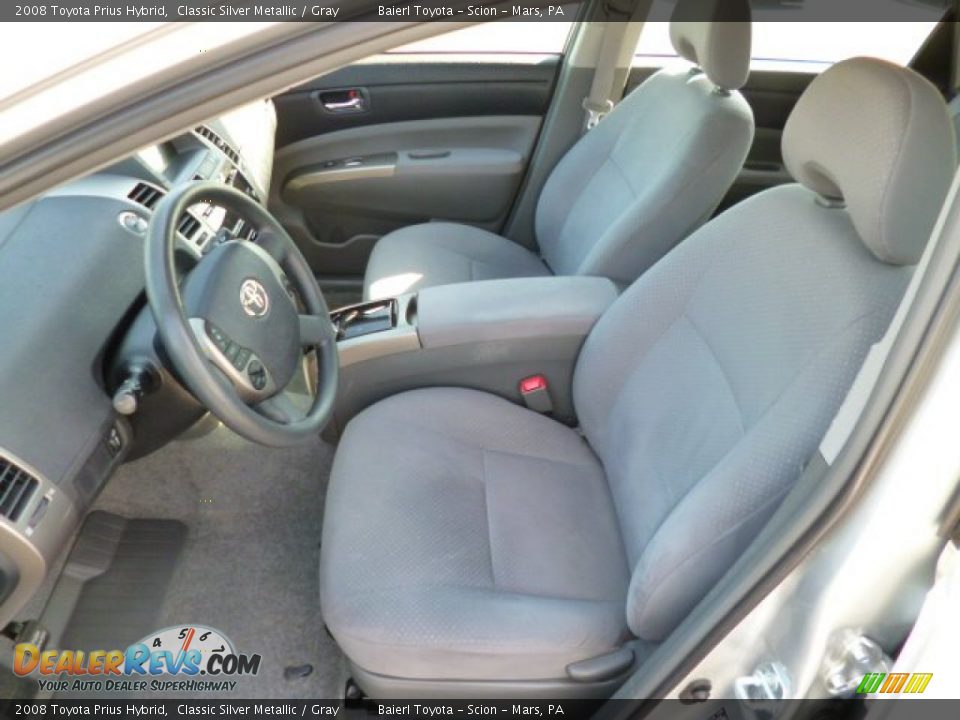 2008 Toyota Prius Hybrid Classic Silver Metallic / Gray Photo #15