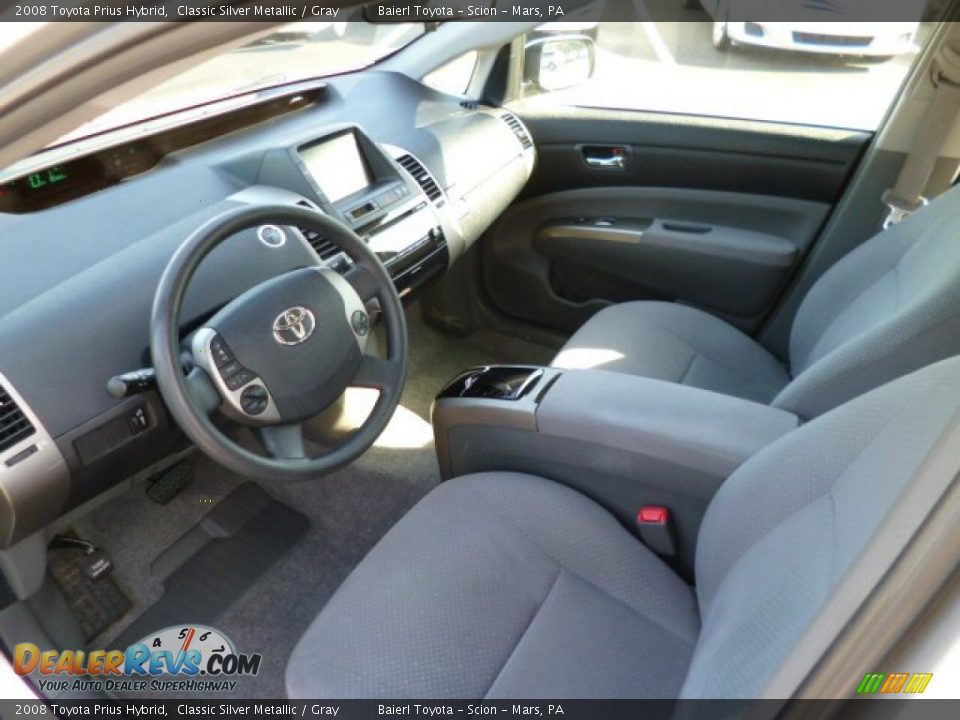 2008 Toyota Prius Hybrid Classic Silver Metallic / Gray Photo #16