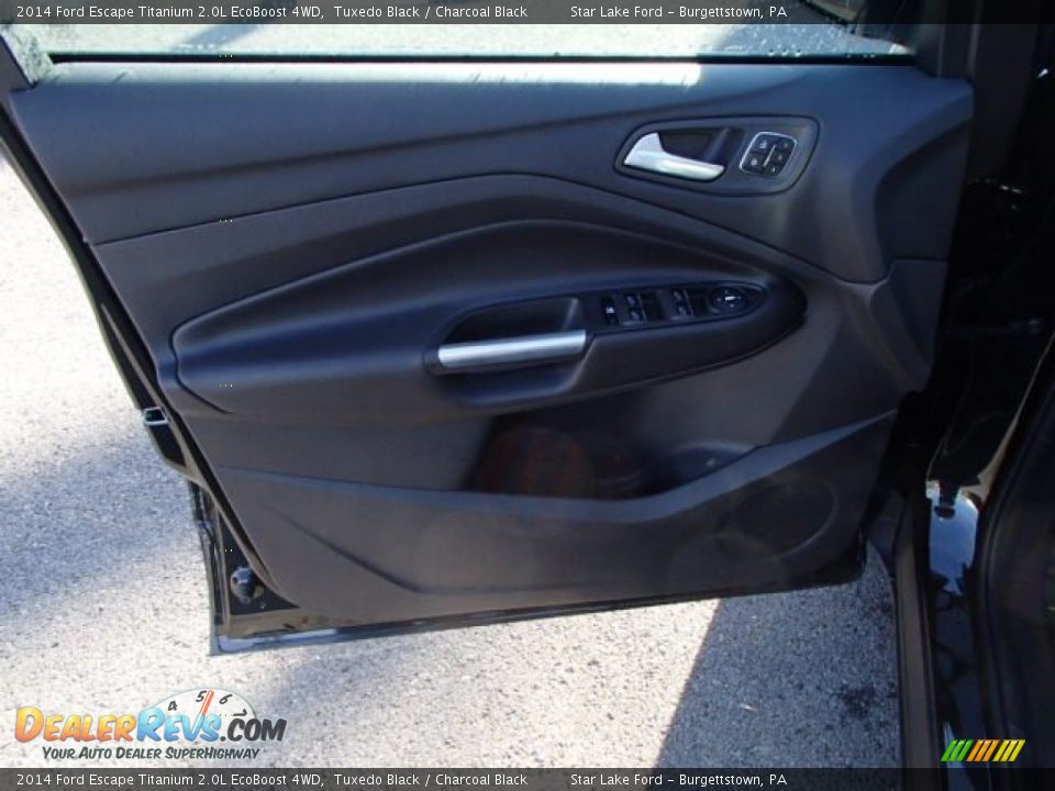 2014 Ford Escape Titanium 2.0L EcoBoost 4WD Tuxedo Black / Charcoal Black Photo #11