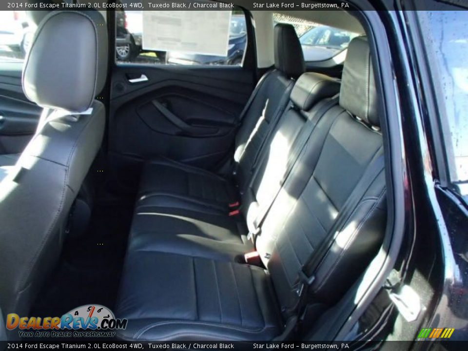 2014 Ford Escape Titanium 2.0L EcoBoost 4WD Tuxedo Black / Charcoal Black Photo #12