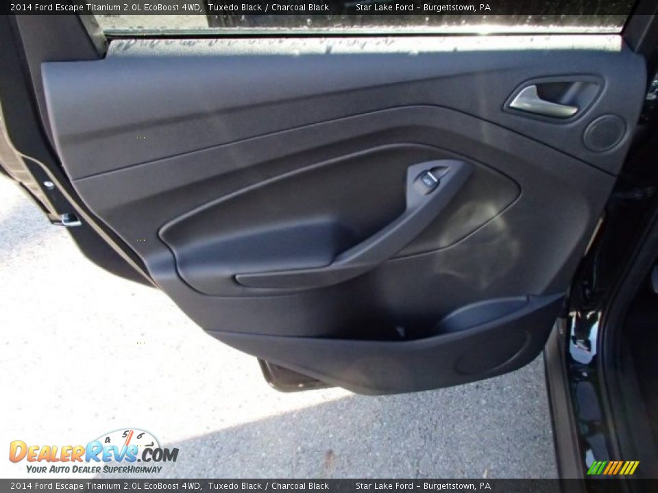 2014 Ford Escape Titanium 2.0L EcoBoost 4WD Tuxedo Black / Charcoal Black Photo #13