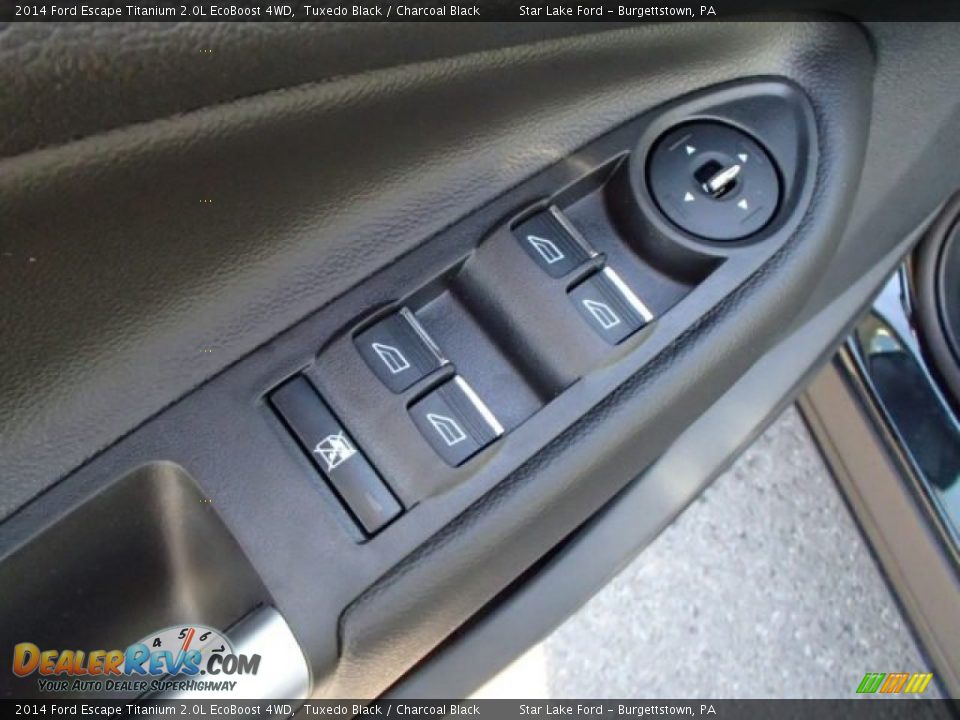 2014 Ford Escape Titanium 2.0L EcoBoost 4WD Tuxedo Black / Charcoal Black Photo #15