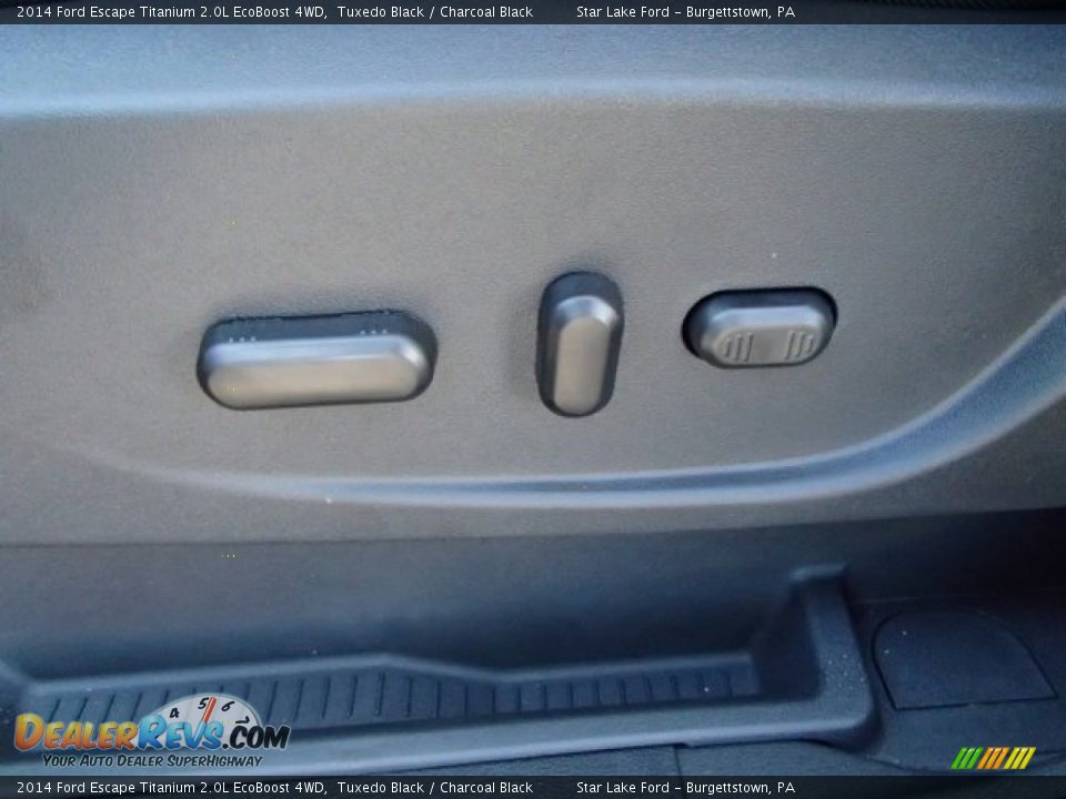 2014 Ford Escape Titanium 2.0L EcoBoost 4WD Tuxedo Black / Charcoal Black Photo #16