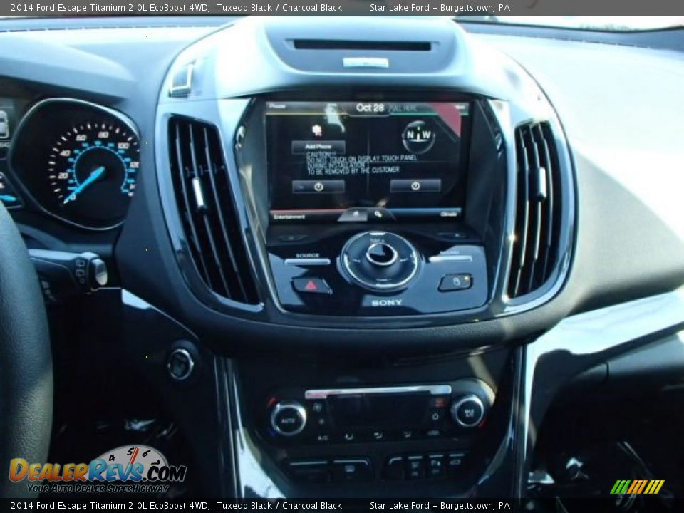 2014 Ford Escape Titanium 2.0L EcoBoost 4WD Tuxedo Black / Charcoal Black Photo #18