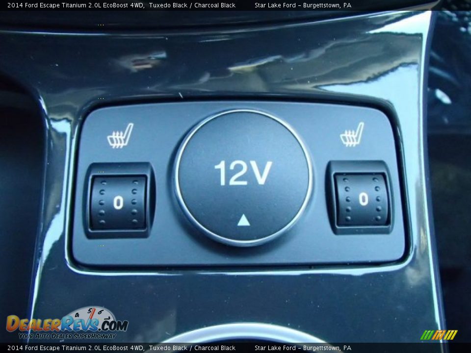 2014 Ford Escape Titanium 2.0L EcoBoost 4WD Tuxedo Black / Charcoal Black Photo #21