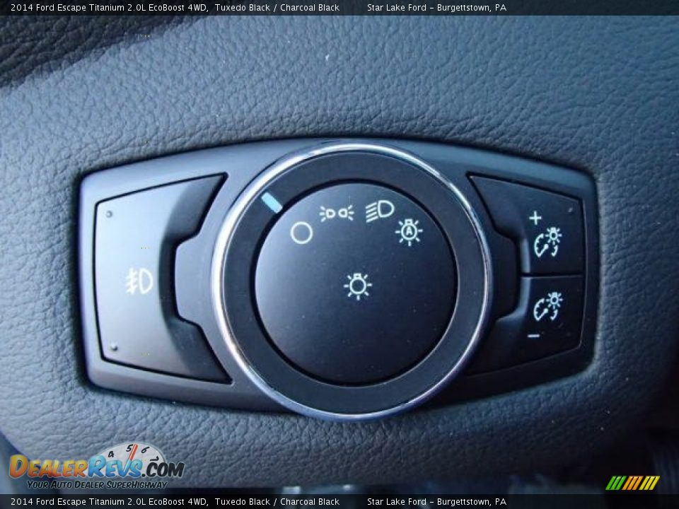 2014 Ford Escape Titanium 2.0L EcoBoost 4WD Tuxedo Black / Charcoal Black Photo #23