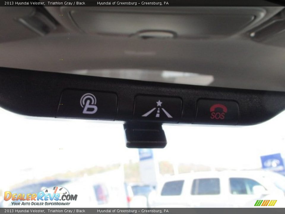 2013 Hyundai Veloster Triathlon Gray / Black Photo #12