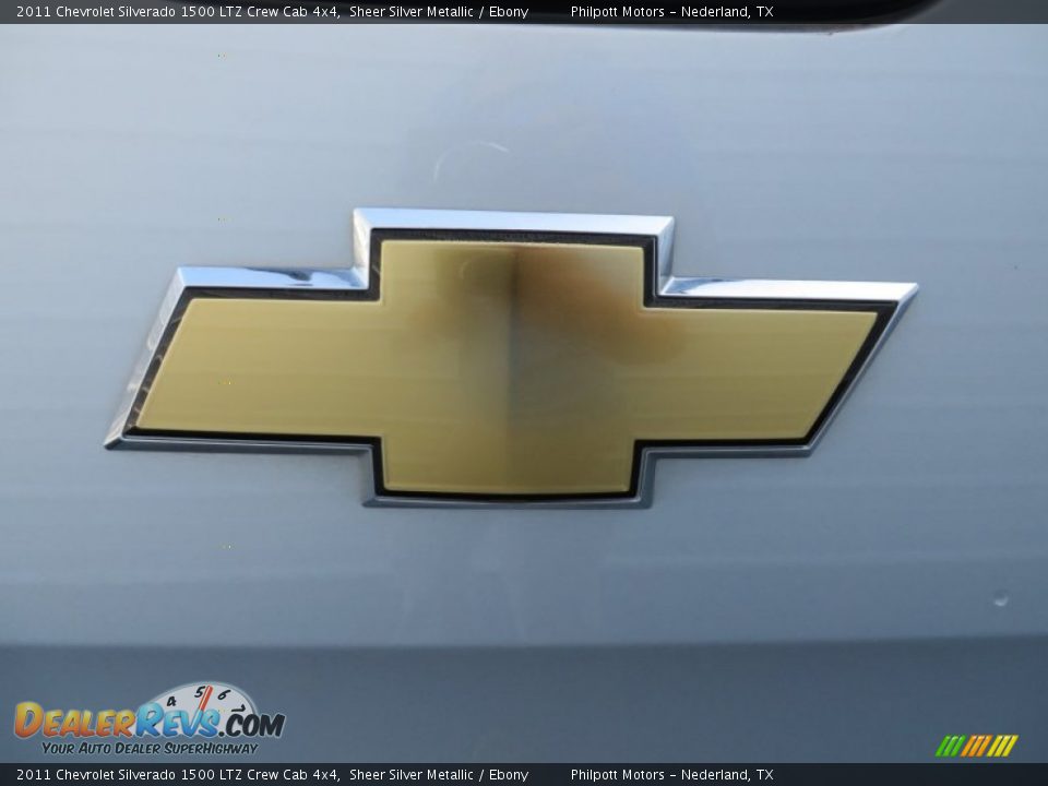 2011 Chevrolet Silverado 1500 LTZ Crew Cab 4x4 Sheer Silver Metallic / Ebony Photo #22