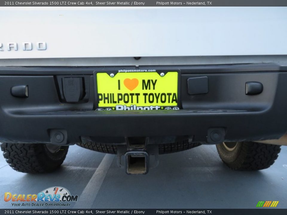 2011 Chevrolet Silverado 1500 LTZ Crew Cab 4x4 Sheer Silver Metallic / Ebony Photo #24