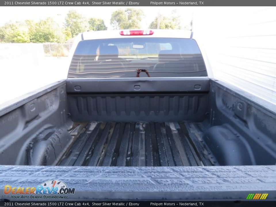 2011 Chevrolet Silverado 1500 LTZ Crew Cab 4x4 Sheer Silver Metallic / Ebony Photo #25