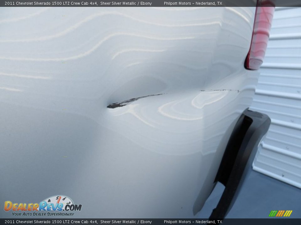 2011 Chevrolet Silverado 1500 LTZ Crew Cab 4x4 Sheer Silver Metallic / Ebony Photo #26