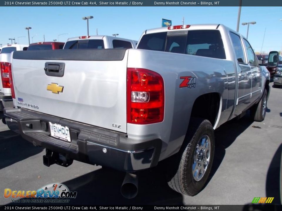 2014 Chevrolet Silverado 2500HD LTZ Crew Cab 4x4 Silver Ice Metallic / Ebony Photo #2