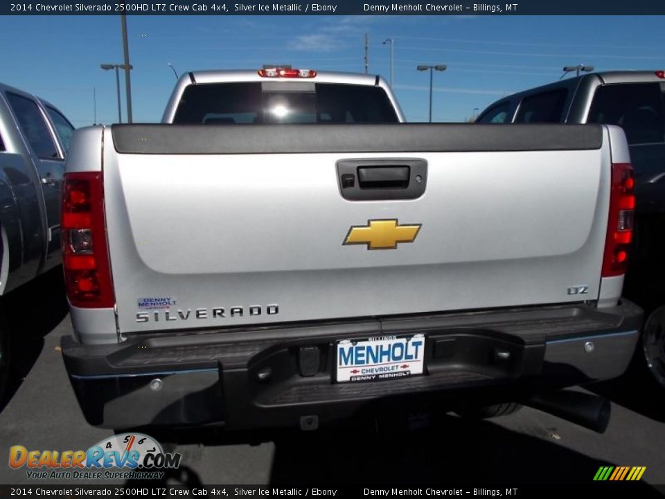 2014 Chevrolet Silverado 2500HD LTZ Crew Cab 4x4 Silver Ice Metallic / Ebony Photo #3