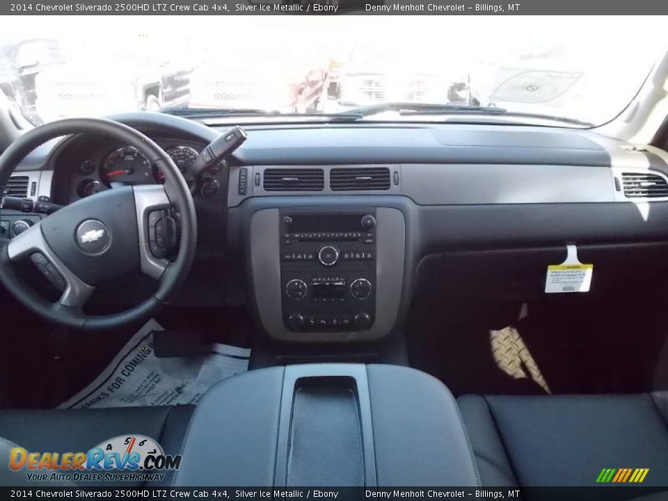 2014 Chevrolet Silverado 2500HD LTZ Crew Cab 4x4 Silver Ice Metallic / Ebony Photo #6