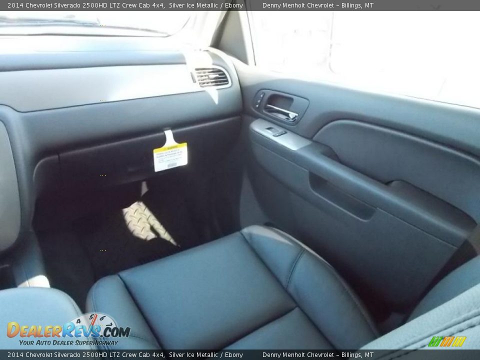 2014 Chevrolet Silverado 2500HD LTZ Crew Cab 4x4 Silver Ice Metallic / Ebony Photo #8