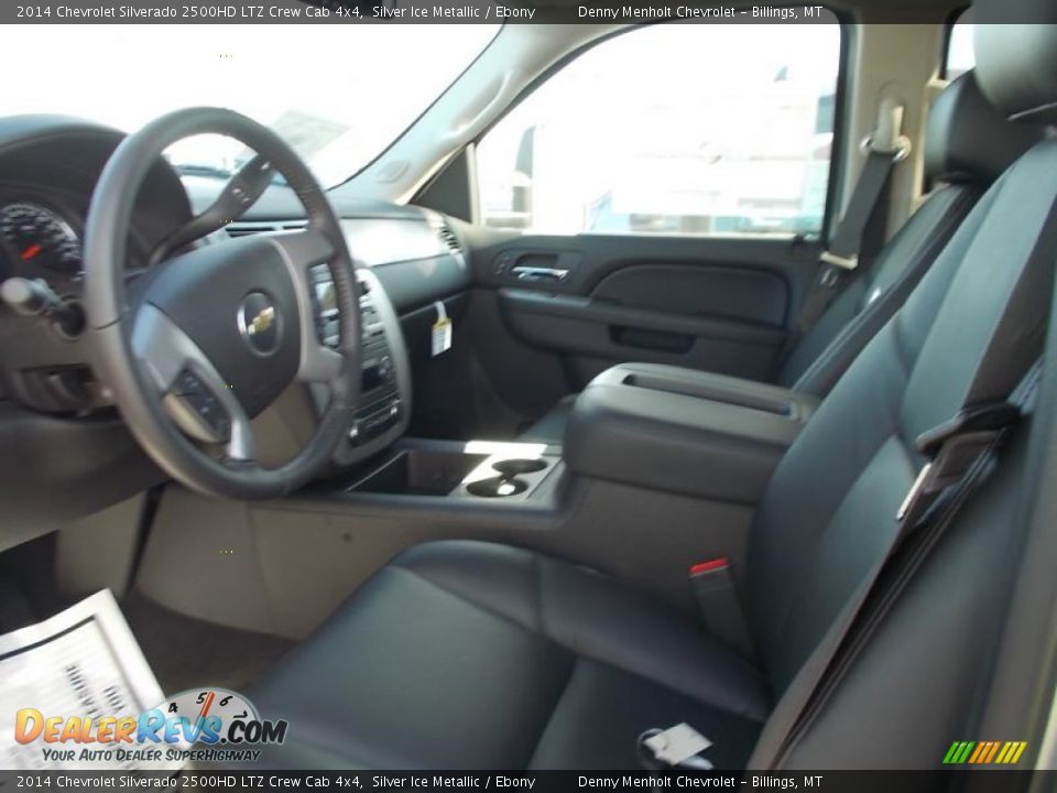 2014 Chevrolet Silverado 2500HD LTZ Crew Cab 4x4 Silver Ice Metallic / Ebony Photo #9