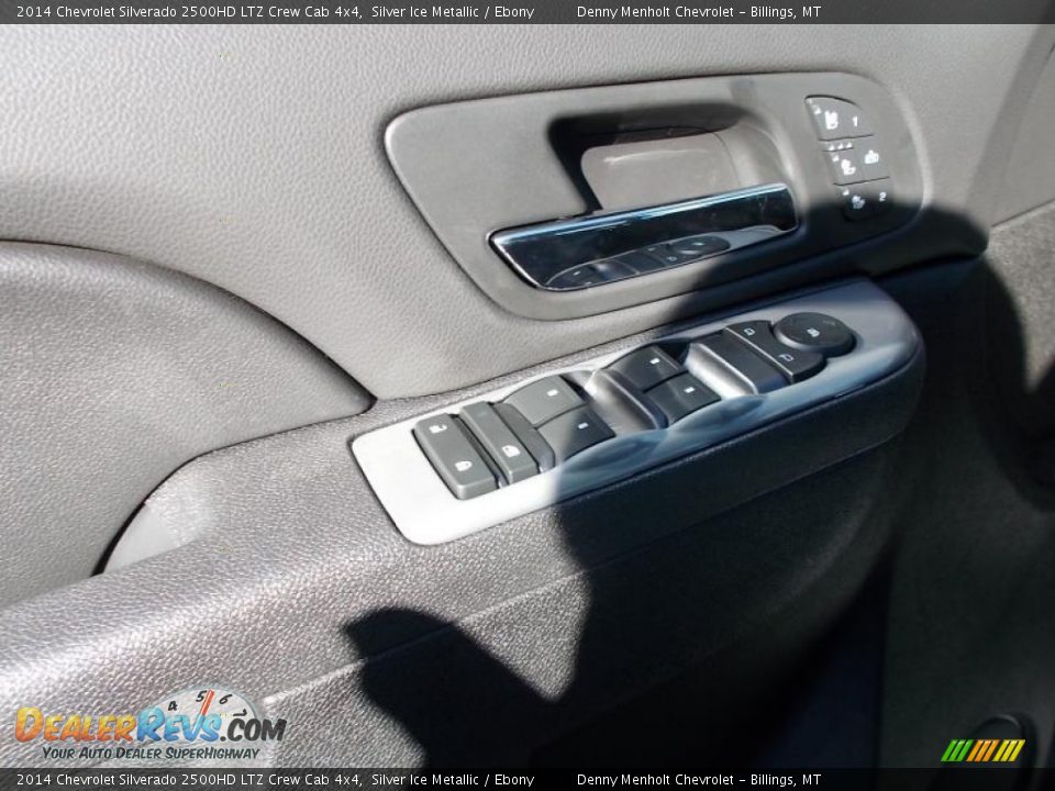 2014 Chevrolet Silverado 2500HD LTZ Crew Cab 4x4 Silver Ice Metallic / Ebony Photo #10