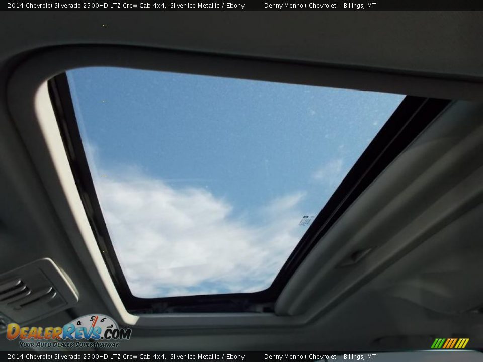 2014 Chevrolet Silverado 2500HD LTZ Crew Cab 4x4 Silver Ice Metallic / Ebony Photo #16