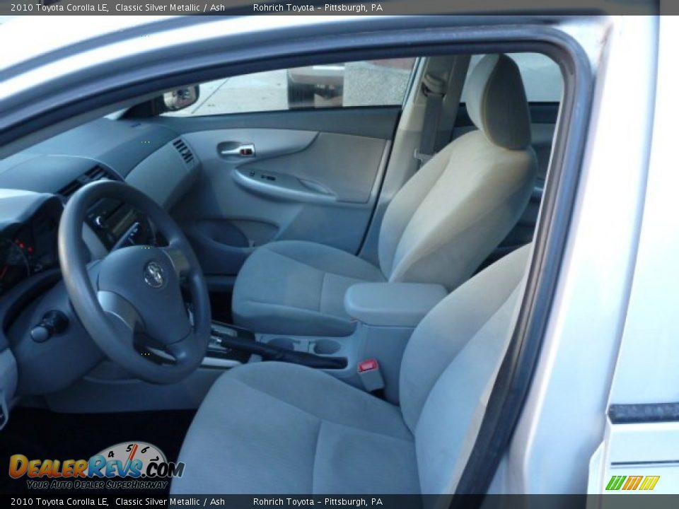 2010 Toyota Corolla LE Classic Silver Metallic / Ash Photo #4