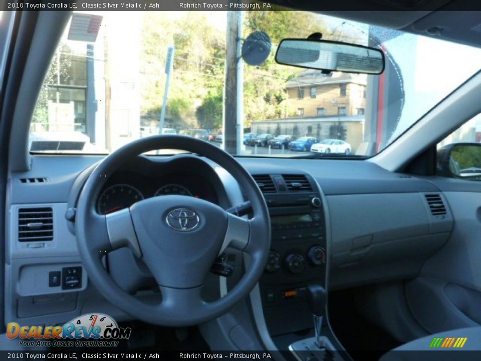2010 Toyota Corolla LE Classic Silver Metallic / Ash Photo #6